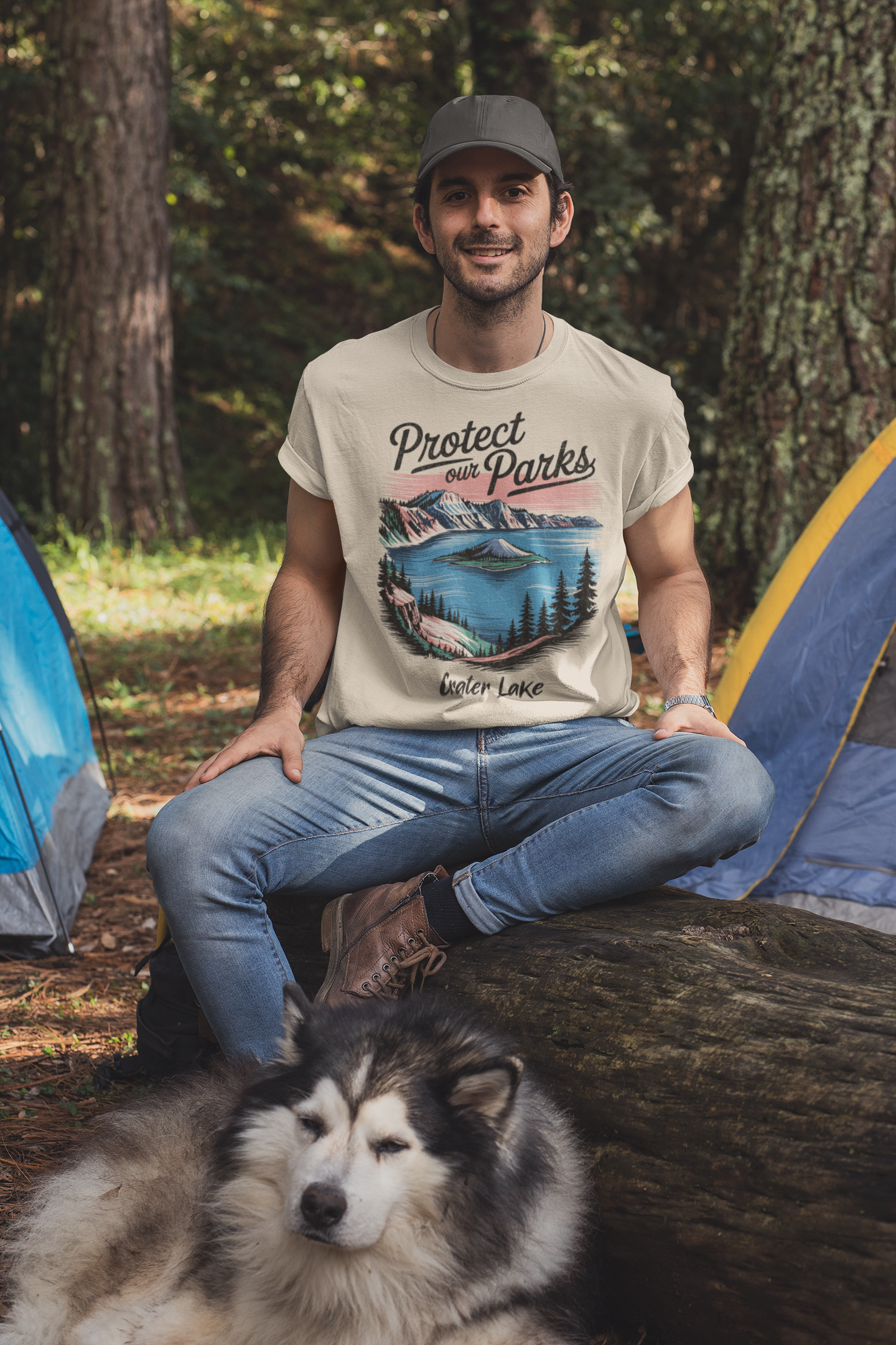 Protect Our Parks Crater Lake National Park Unisex Fit Soft T-Shirt