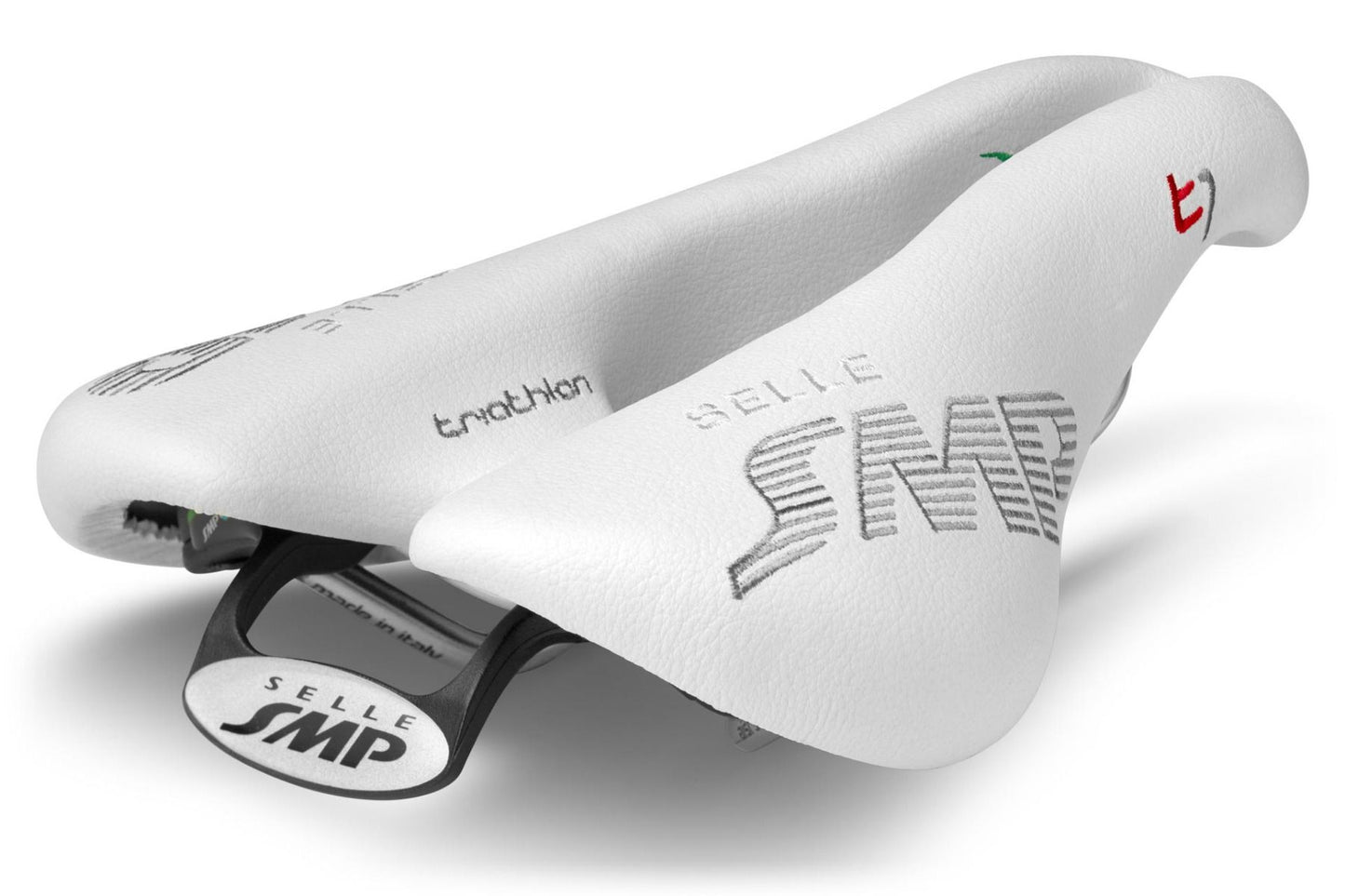 Selle SMP Triathlon T1 Saddle with Steel Rails (White)