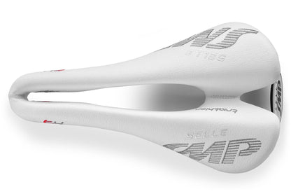 Selle SMP T4 Triathlon Saddle with Steel Rails (White)