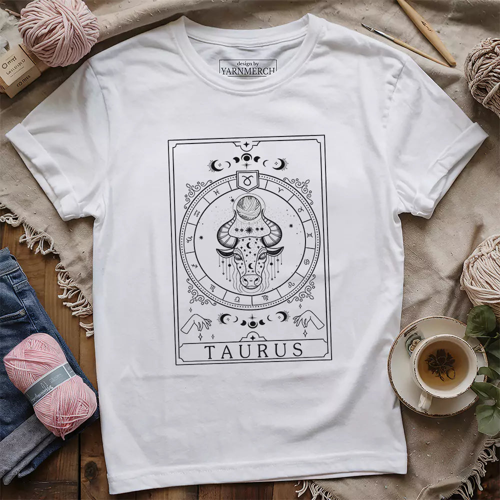 Taurus Yarn Tarot T-shirt