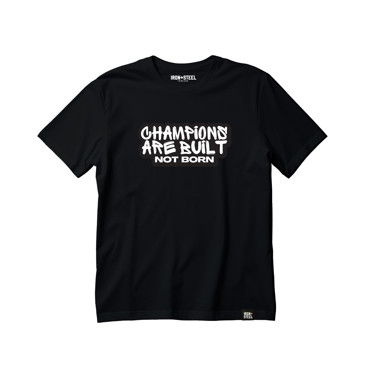 Champions Are Built Not Born Hockey Kids Tee