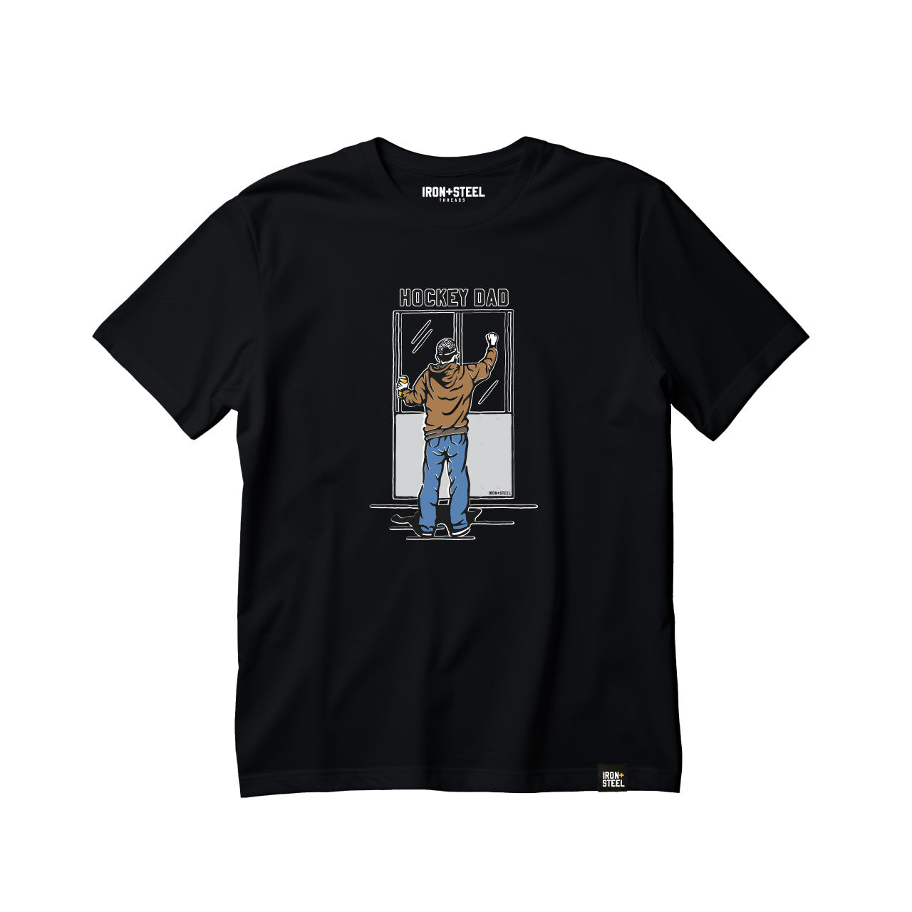 Hockey Dad By The Glass T-Shirt