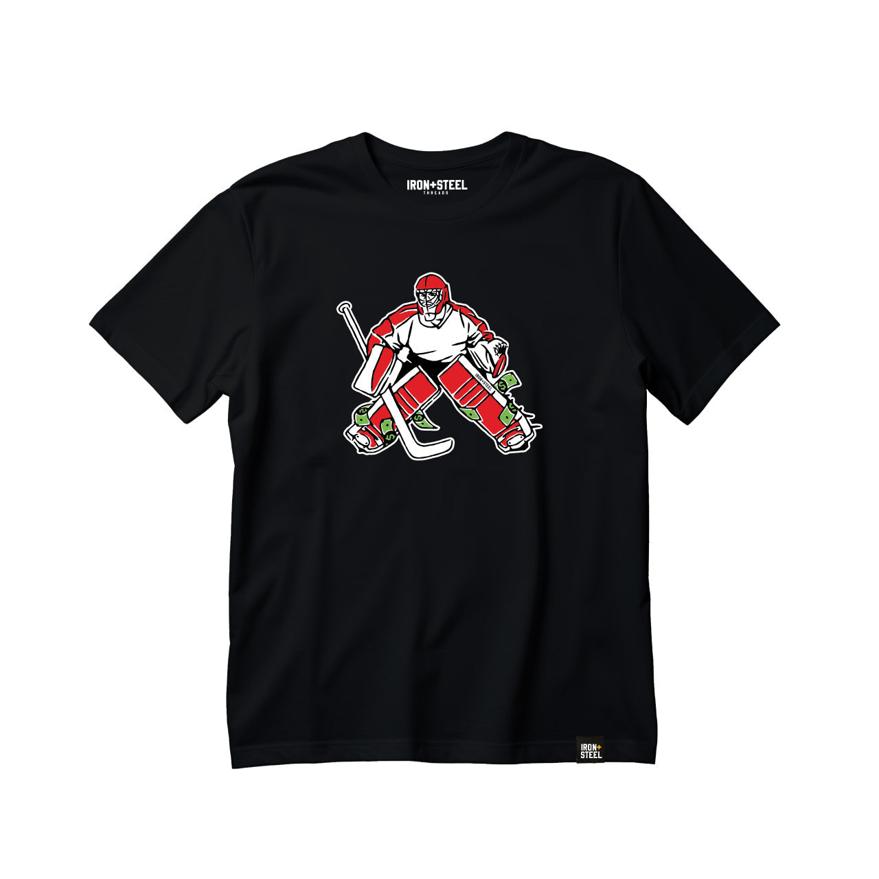 Money In The Pads Hockey Goalie T-Shirt
