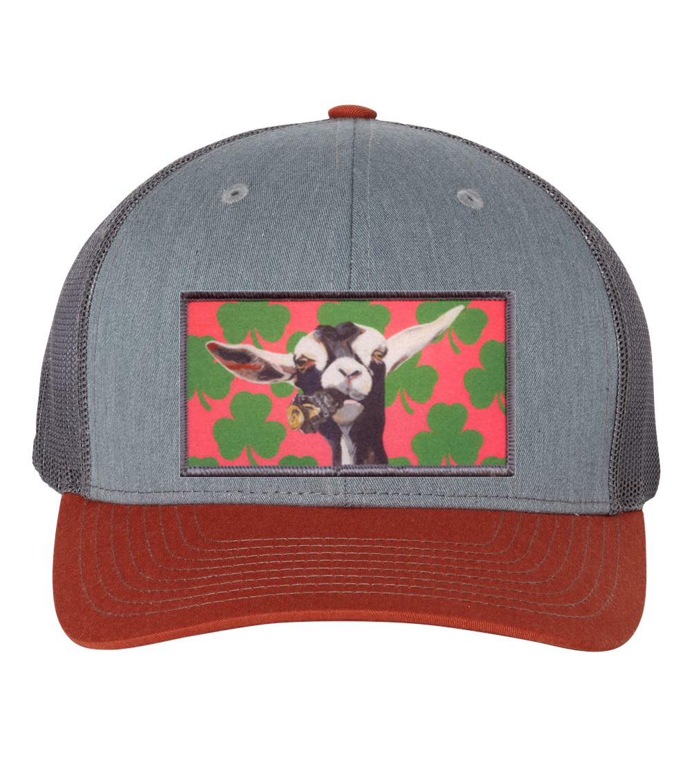 Grey/Terracotta Trucker