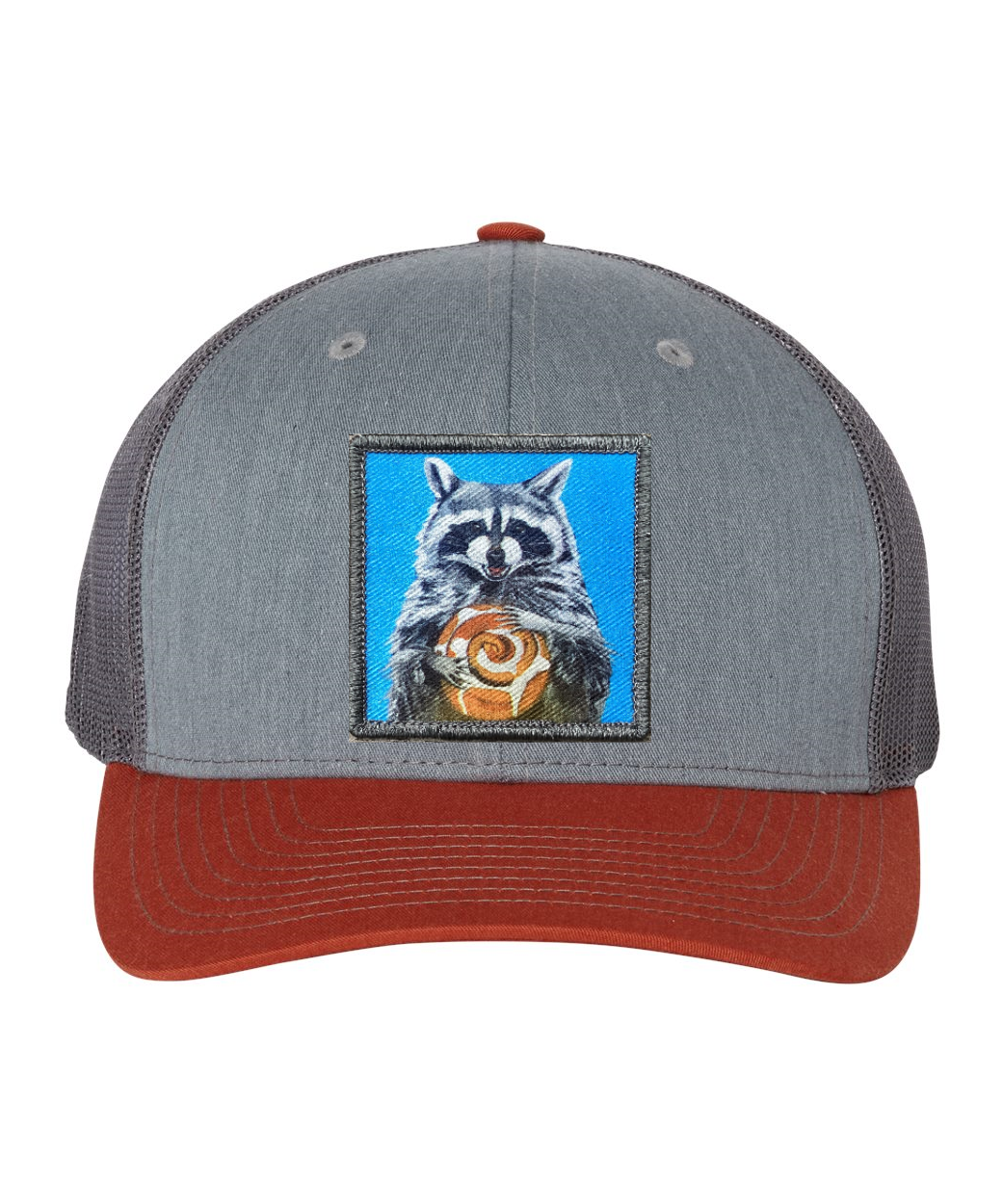 Grey/Terracotta Trucker