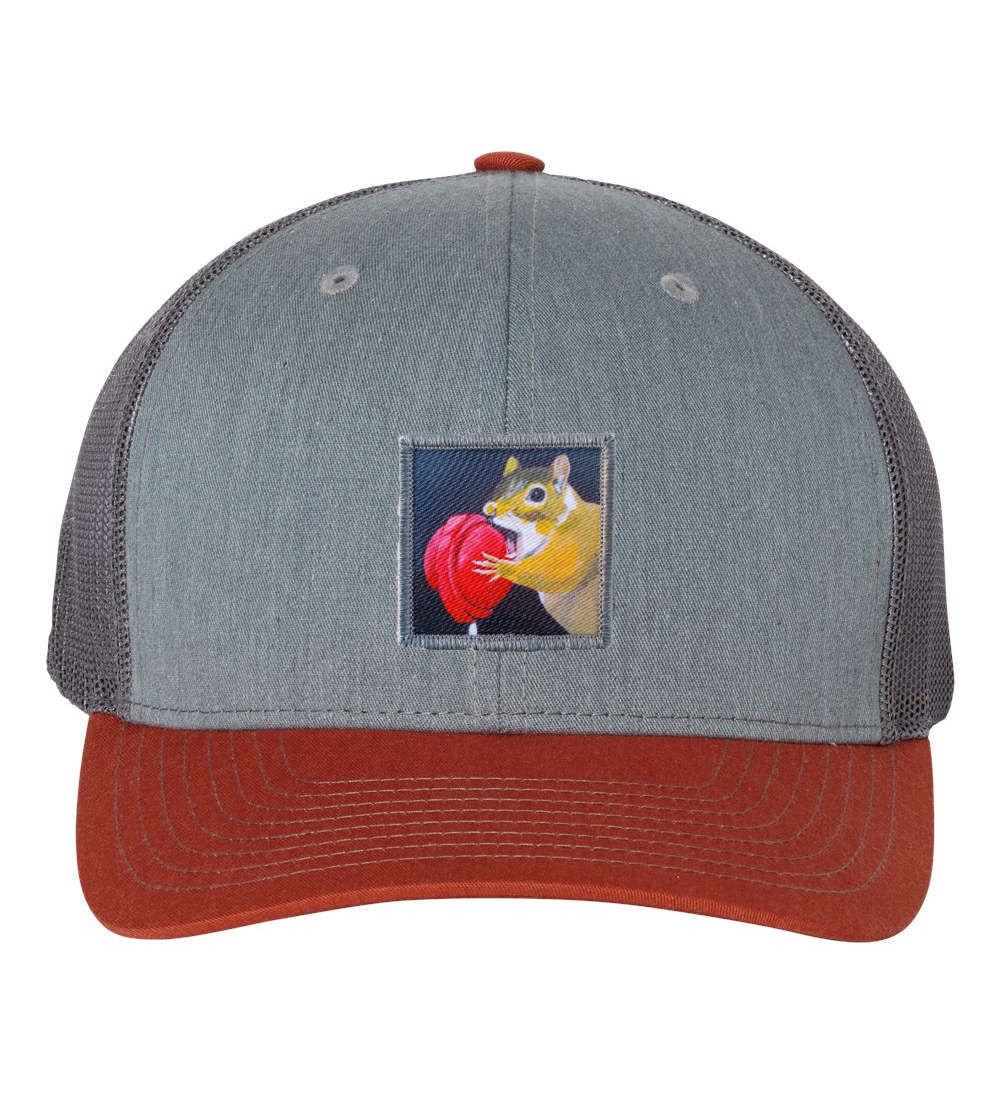 Grey/Terracotta Trucker