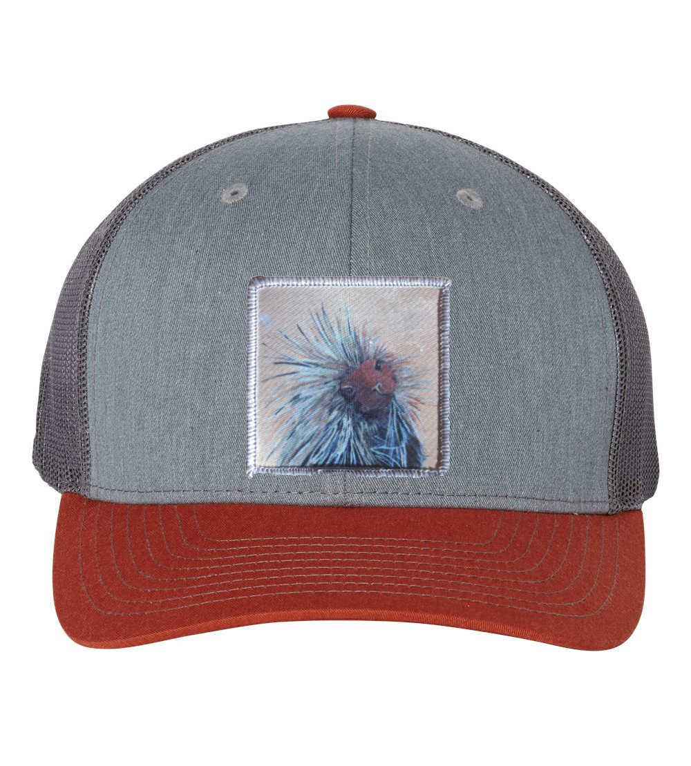 Grey/Terracotta Trucker