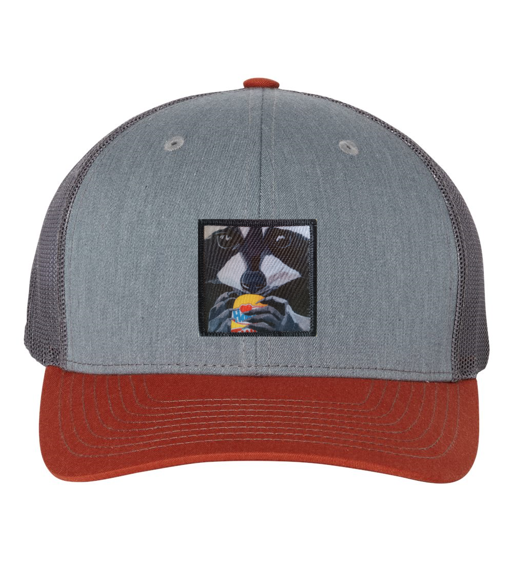 Grey/Terracotta Trucker