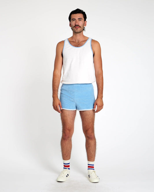 Terry Dolphin Short (Blue Poppy/Cream)