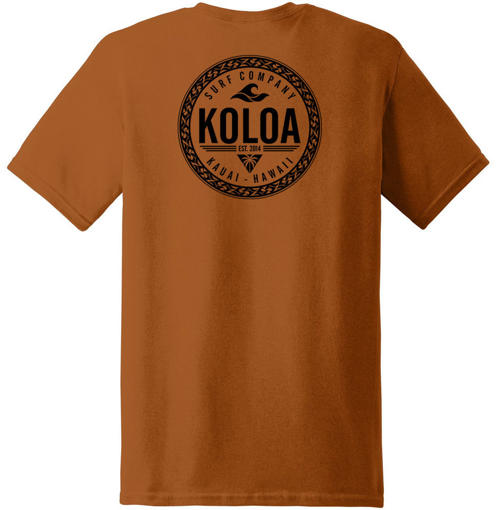 Koloa Wave and Palm Tree Heavyweight T-Shirt