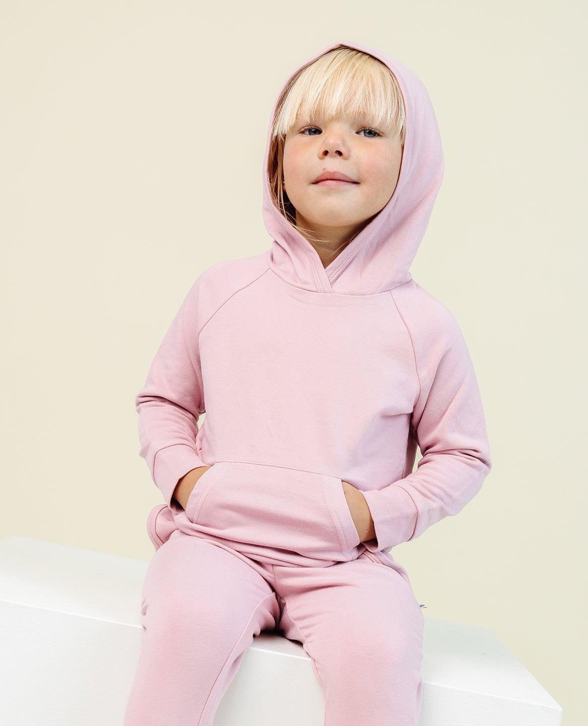 The Coziest Hoodie in Flamingo