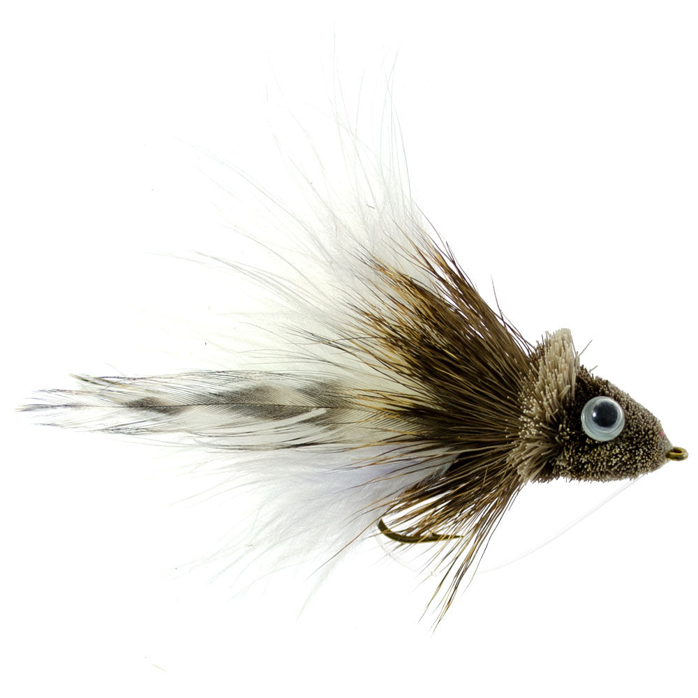 Bass Bug Collection -12 Spun Hair Bass Flies - Hook Sizes 2,4, 6 And 8