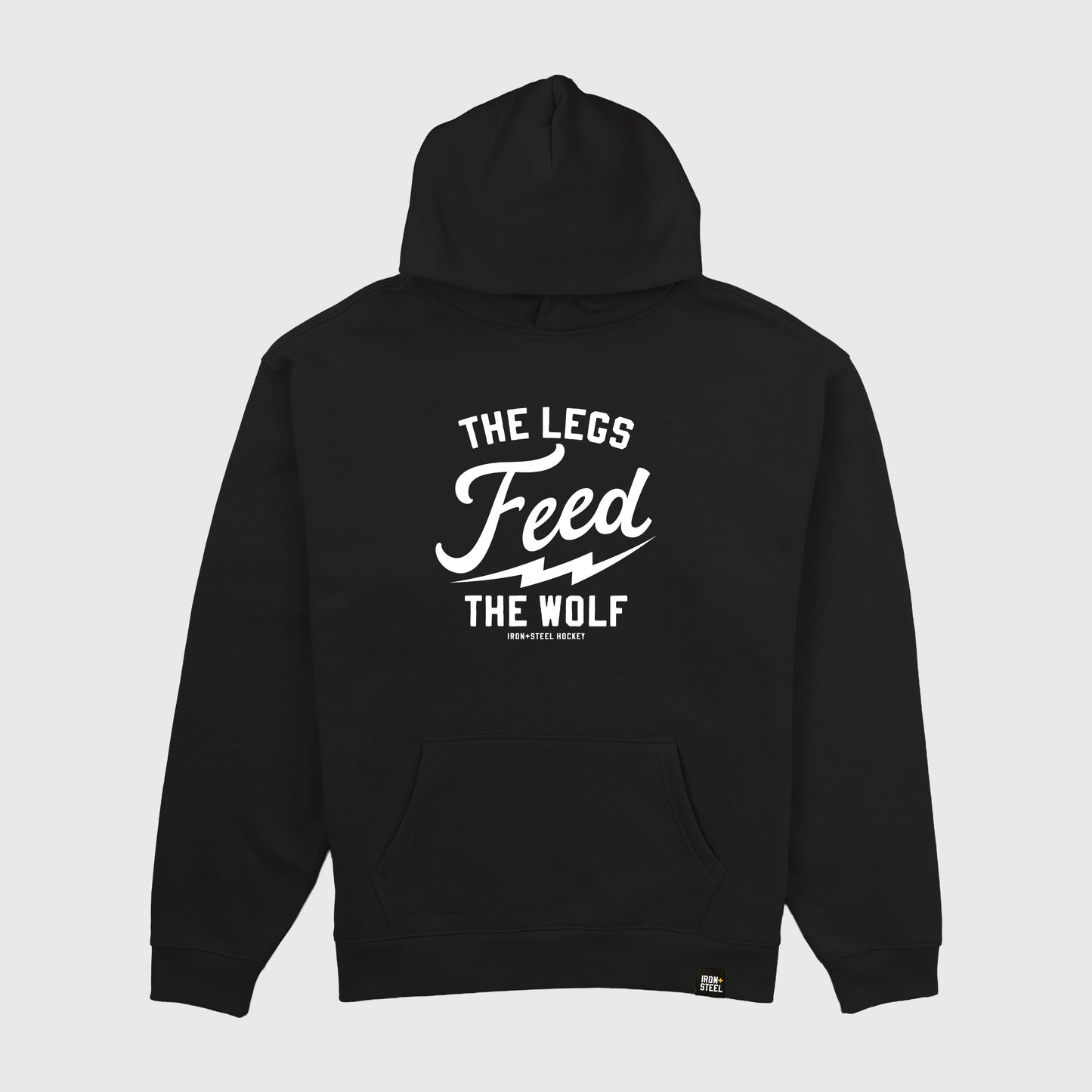 Legs Feed The Wolf Hockey Midweight Hoodie