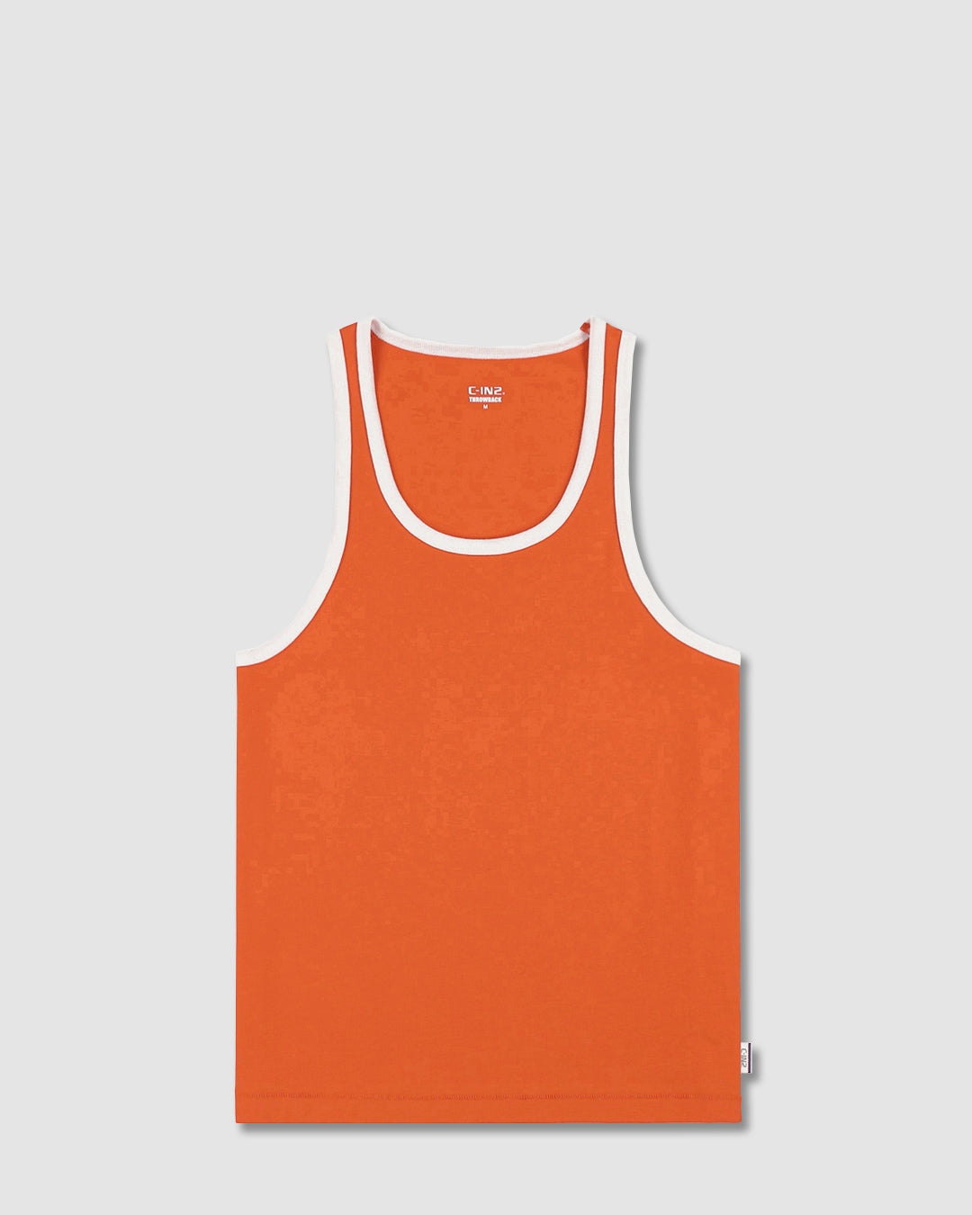 Throwback Tank Basketball Orange