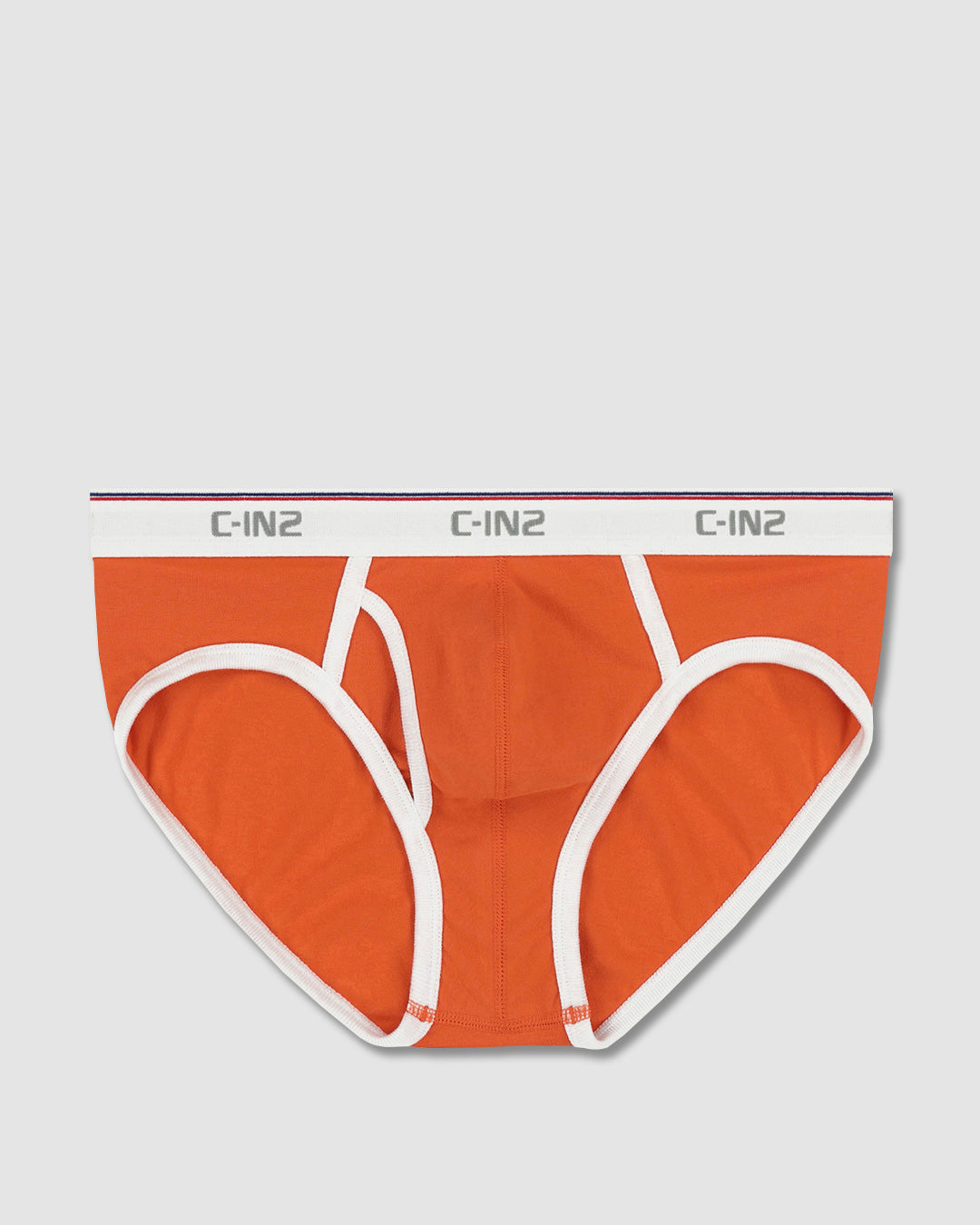 Throwback Fly Front Brief Basketball Orange
