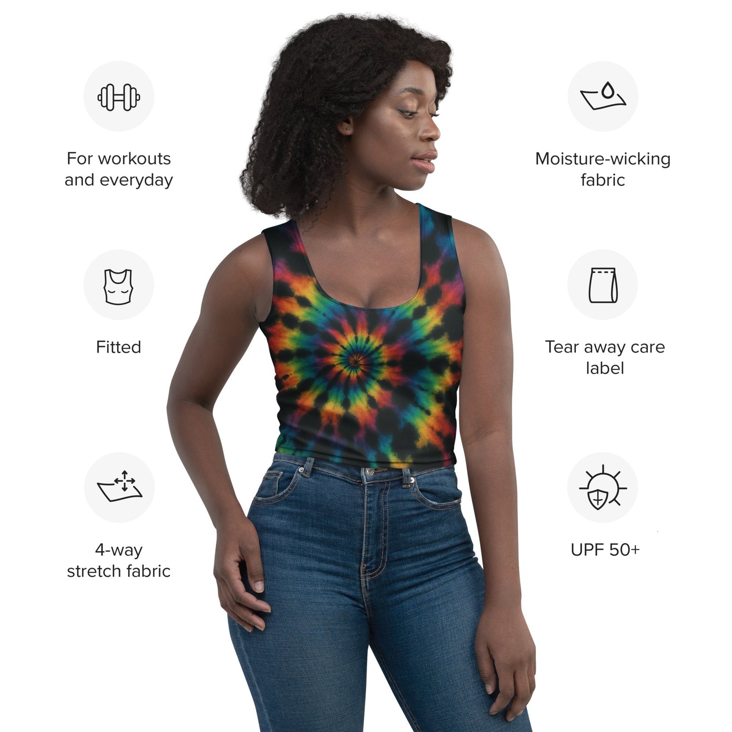 Tie-Dye Crop Top