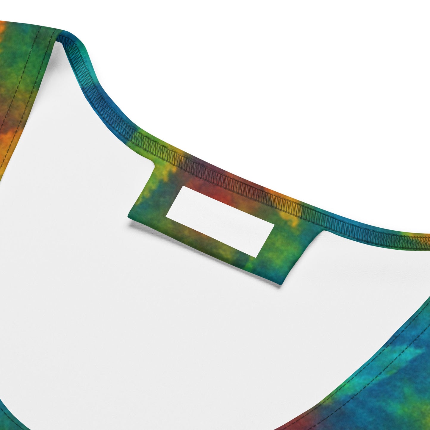 Tie-dye Weed Crop Top