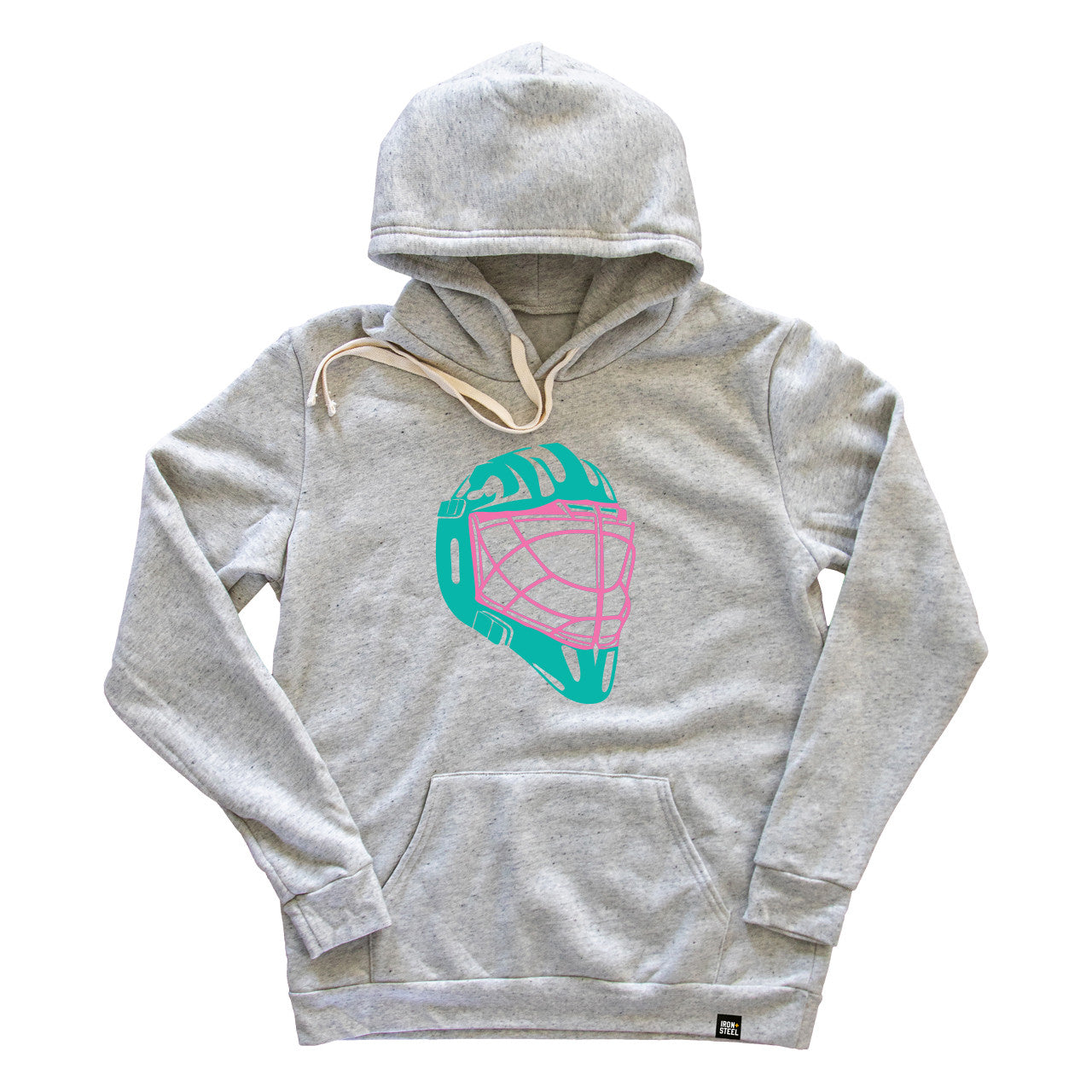 Color Goalie Helmet Oversized Hoodie