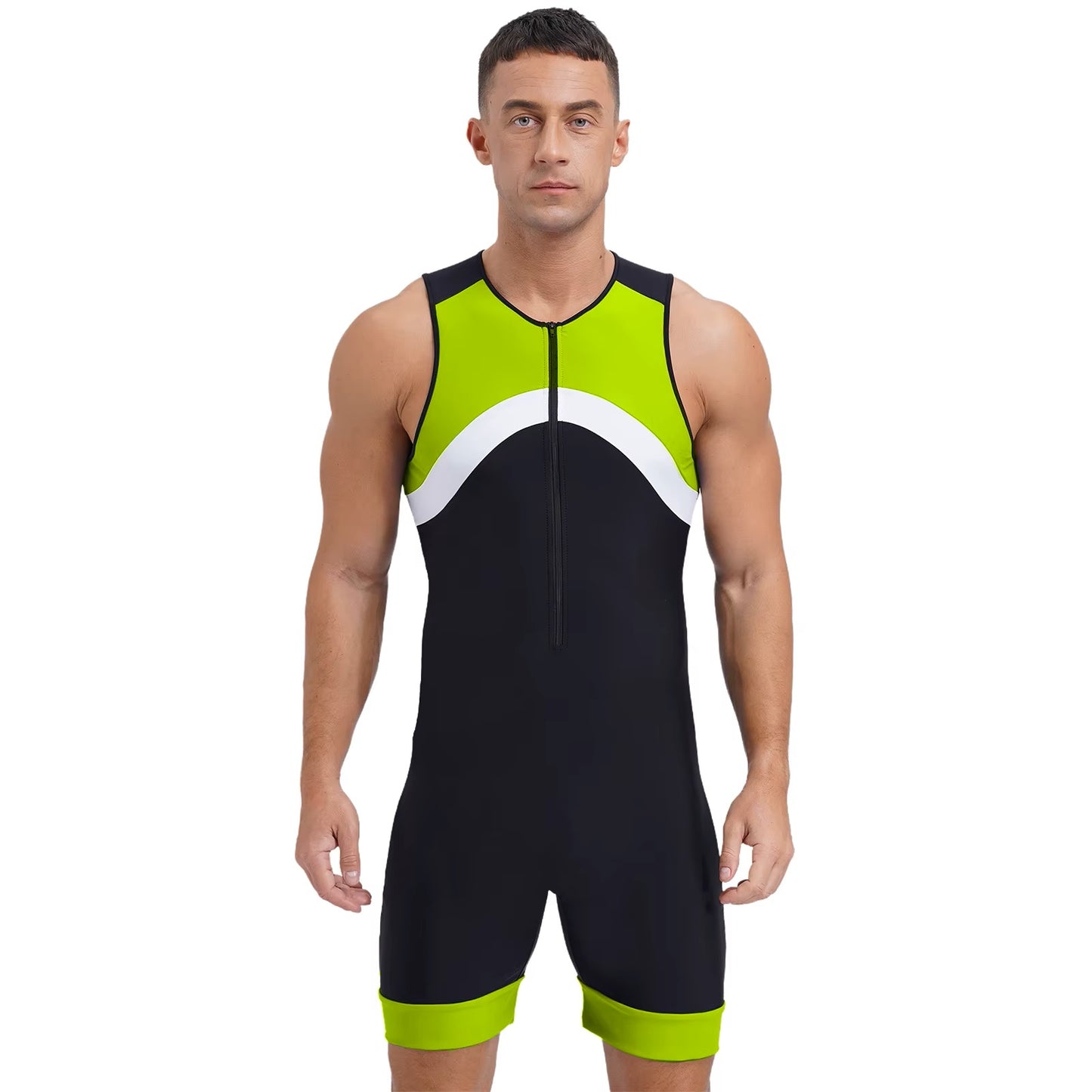 iEFiEL Men's One Piece Swimsuit / Trisuit