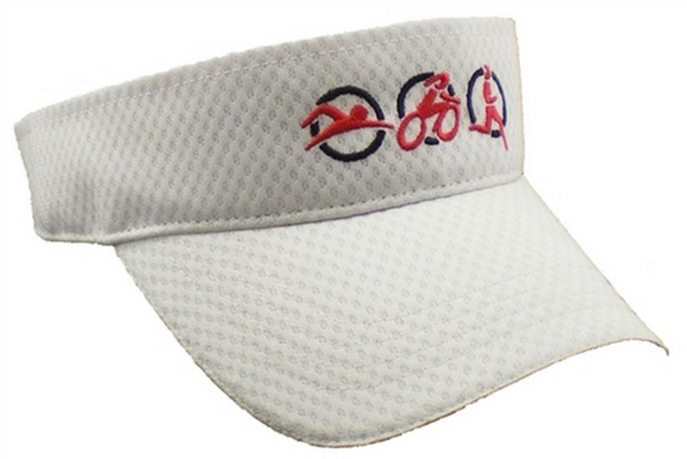 Gizmo Triathlon Running Visor - White