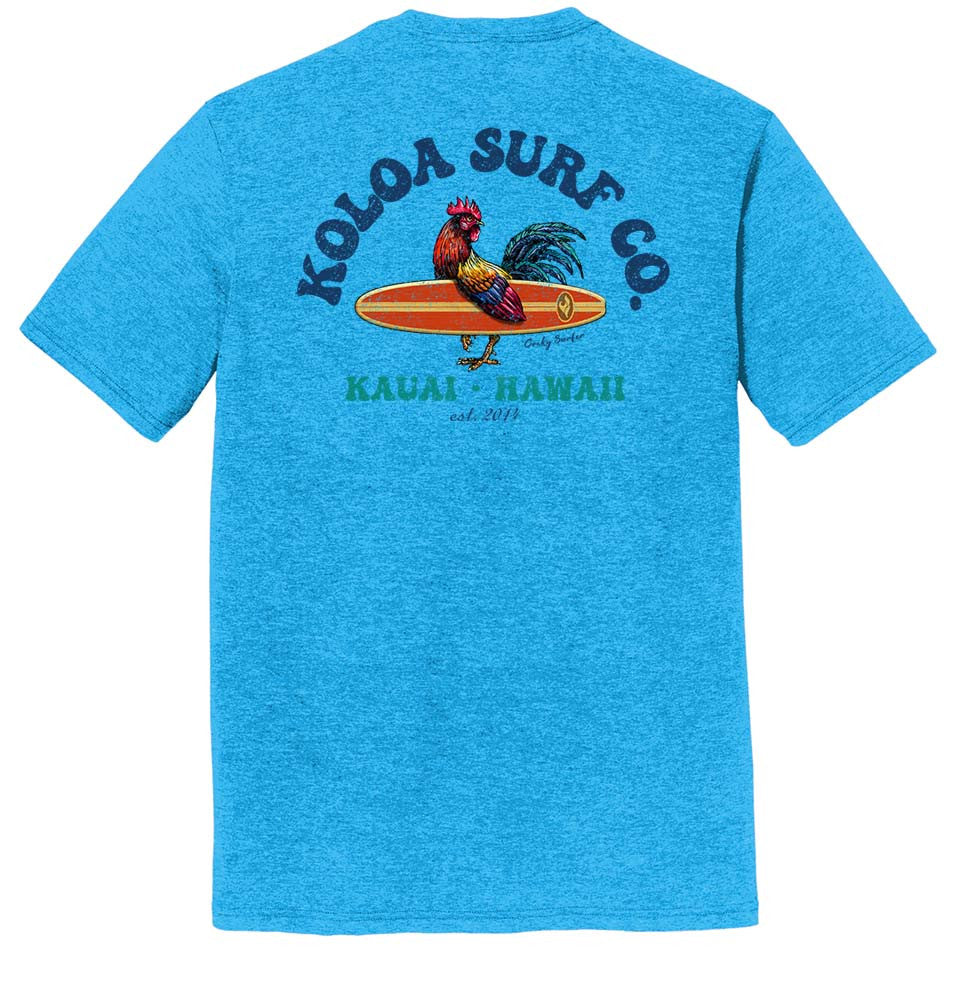 Koloa Cocky Surfer Comfort Tri-Blend T-Shirt