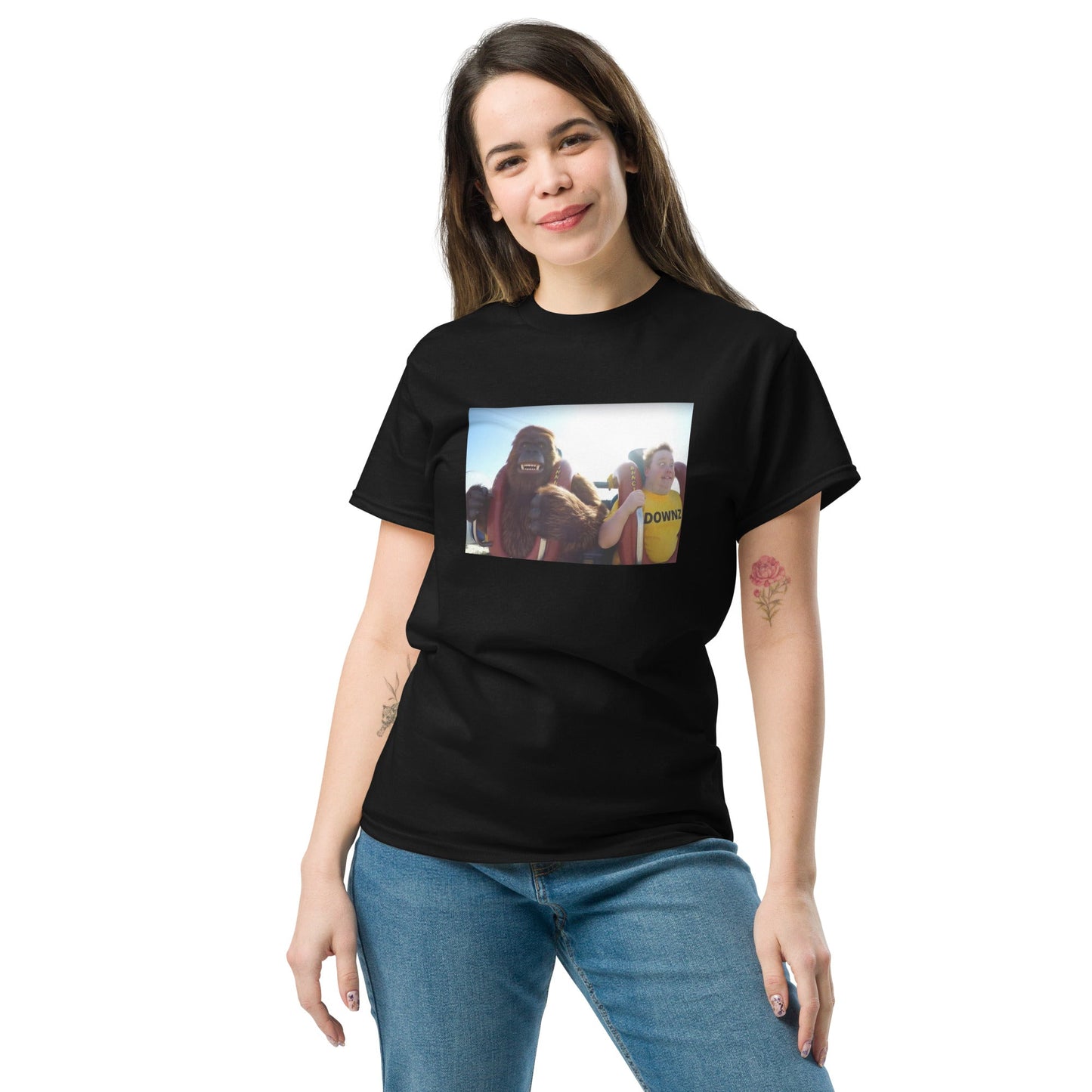 Bigfoot Vlog Rollercoaster legendary classic tee