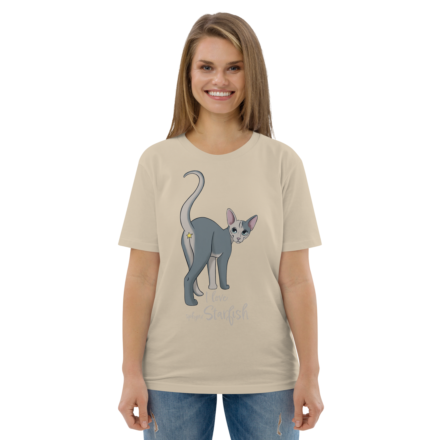 "I LOVE SPHYNX STARFISH" UNISEX ECO TEE