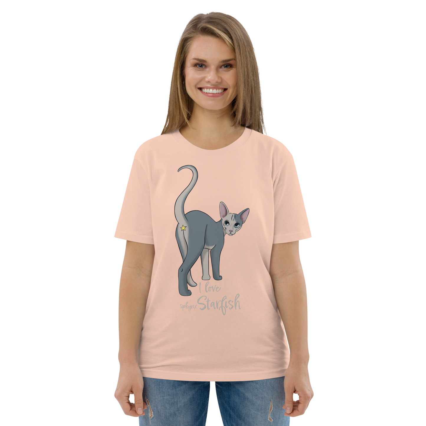 "I LOVE SPHYNX STARFISH" UNISEX ECO TEE