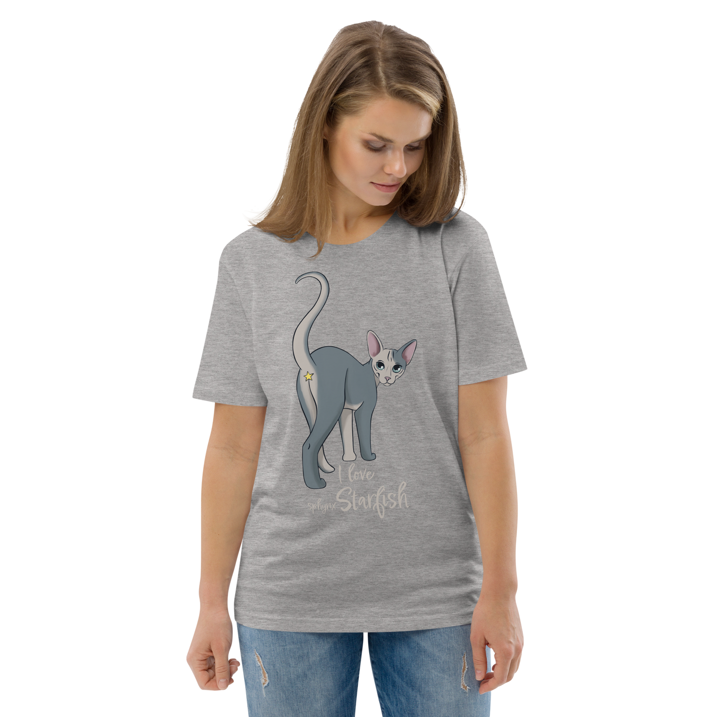 "I LOVE SPHYNX STARFISH" UNISEX ECO TEE