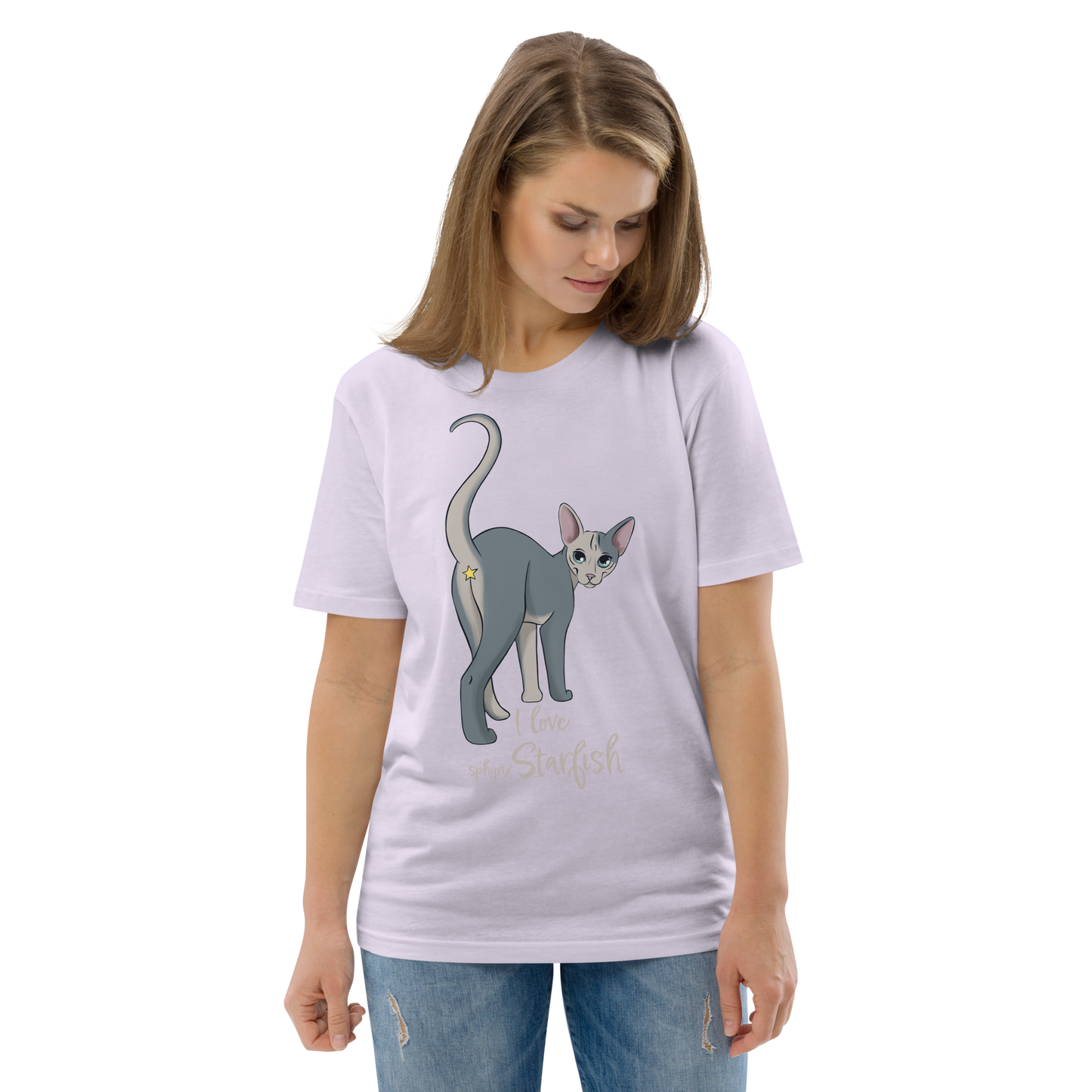 "I LOVE SPHYNX STARFISH" UNISEX ECO TEE