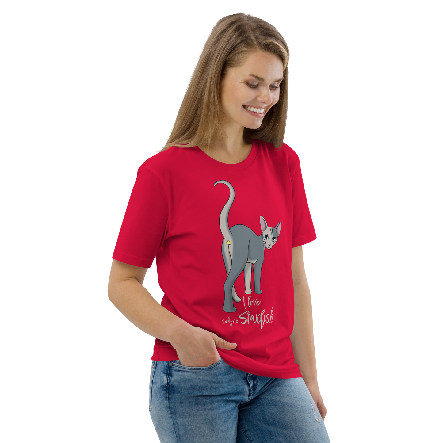"I LOVE SPHYNX STARFISH" UNISEX ECO TEE