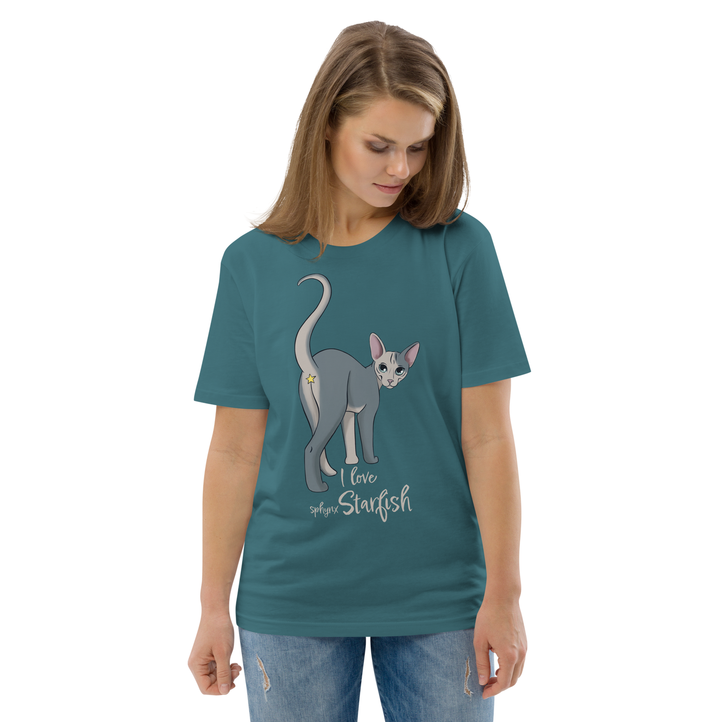 "I LOVE SPHYNX STARFISH" UNISEX ECO TEE
