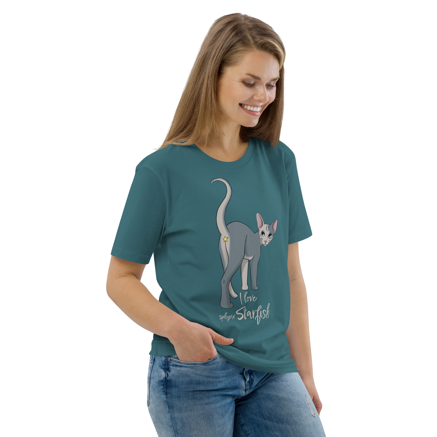 "I LOVE SPHYNX STARFISH" UNISEX ECO TEE