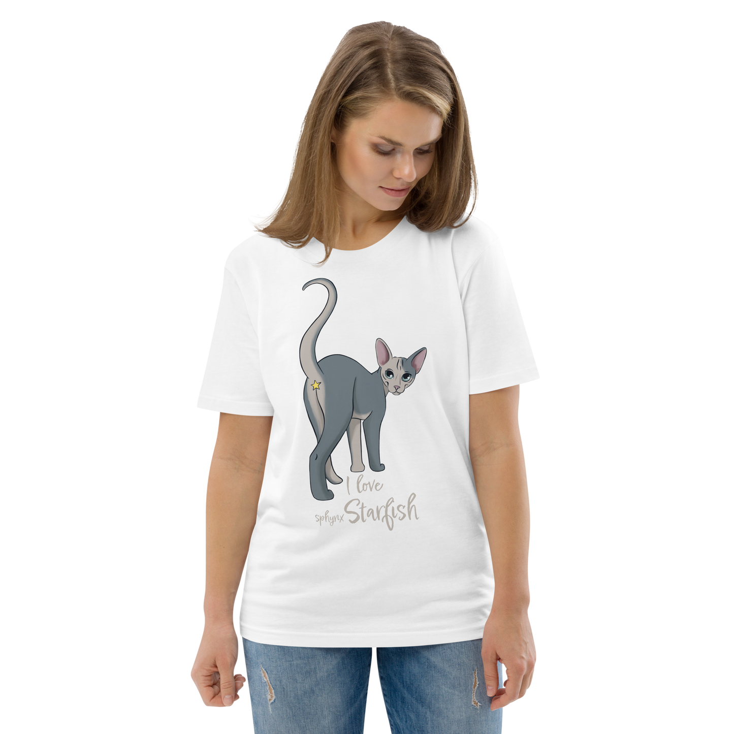 "I LOVE SPHYNX STARFISH" UNISEX ECO TEE