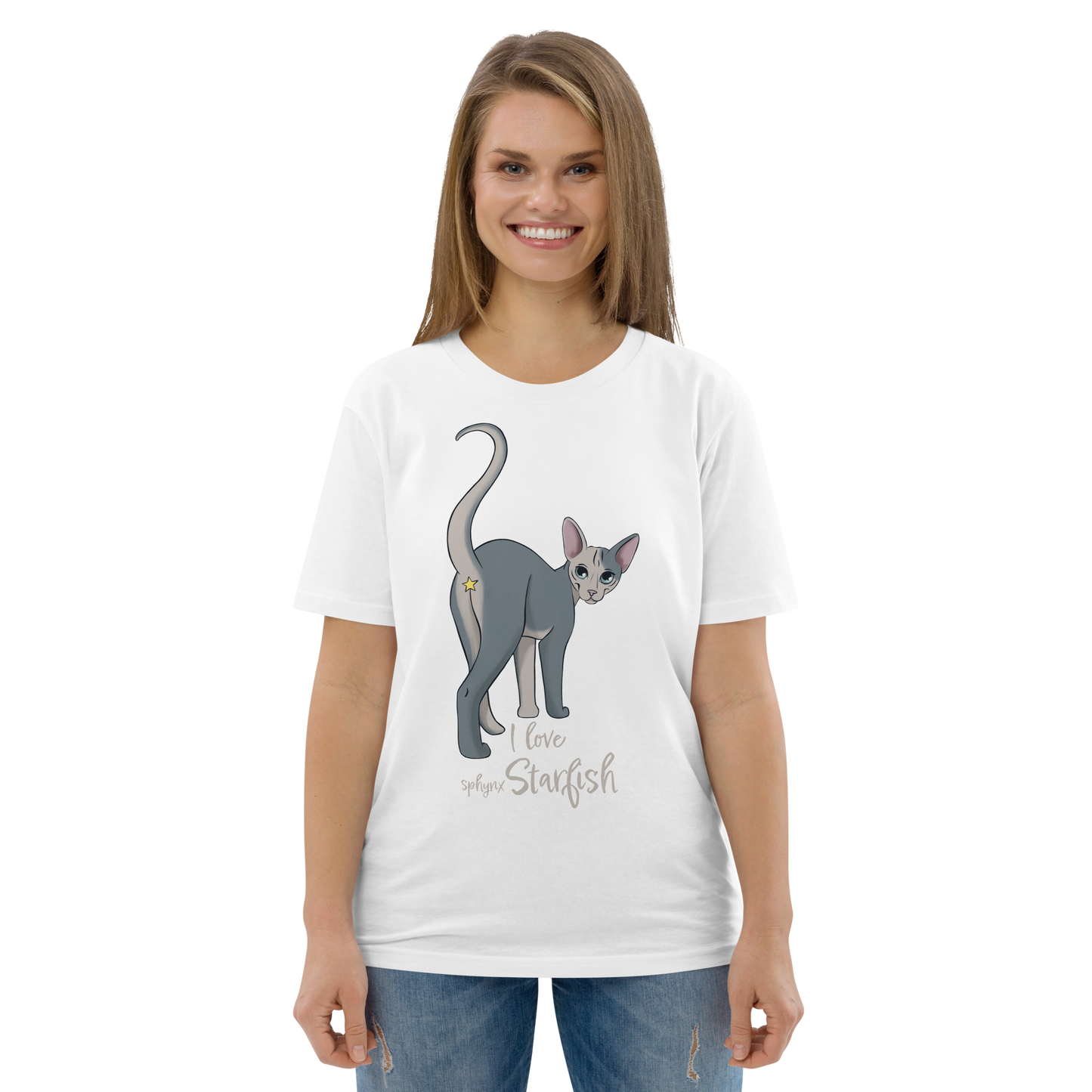 "I LOVE SPHYNX STARFISH" UNISEX ECO TEE