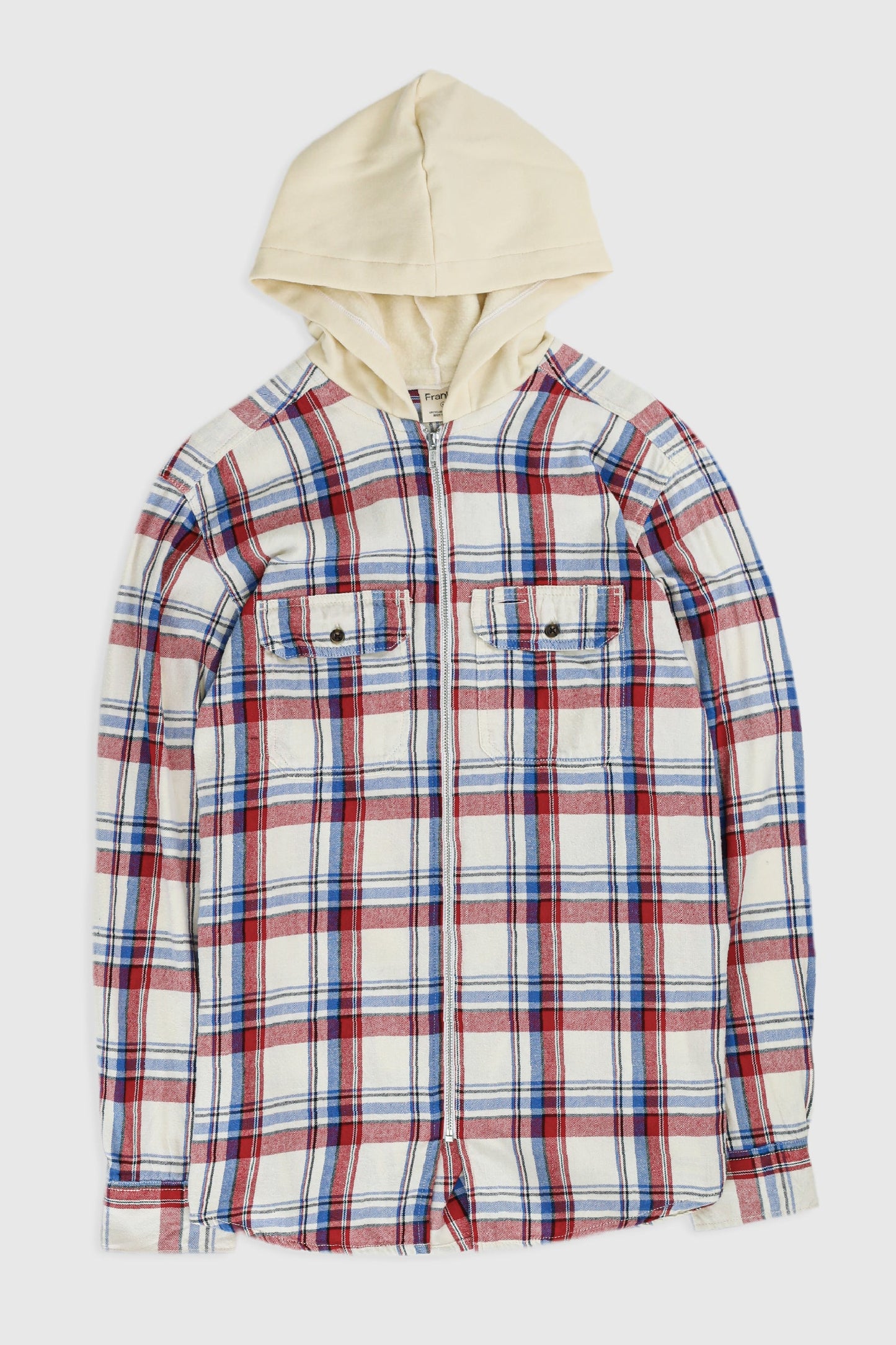 Unisex Rework Hooded Flannel - M