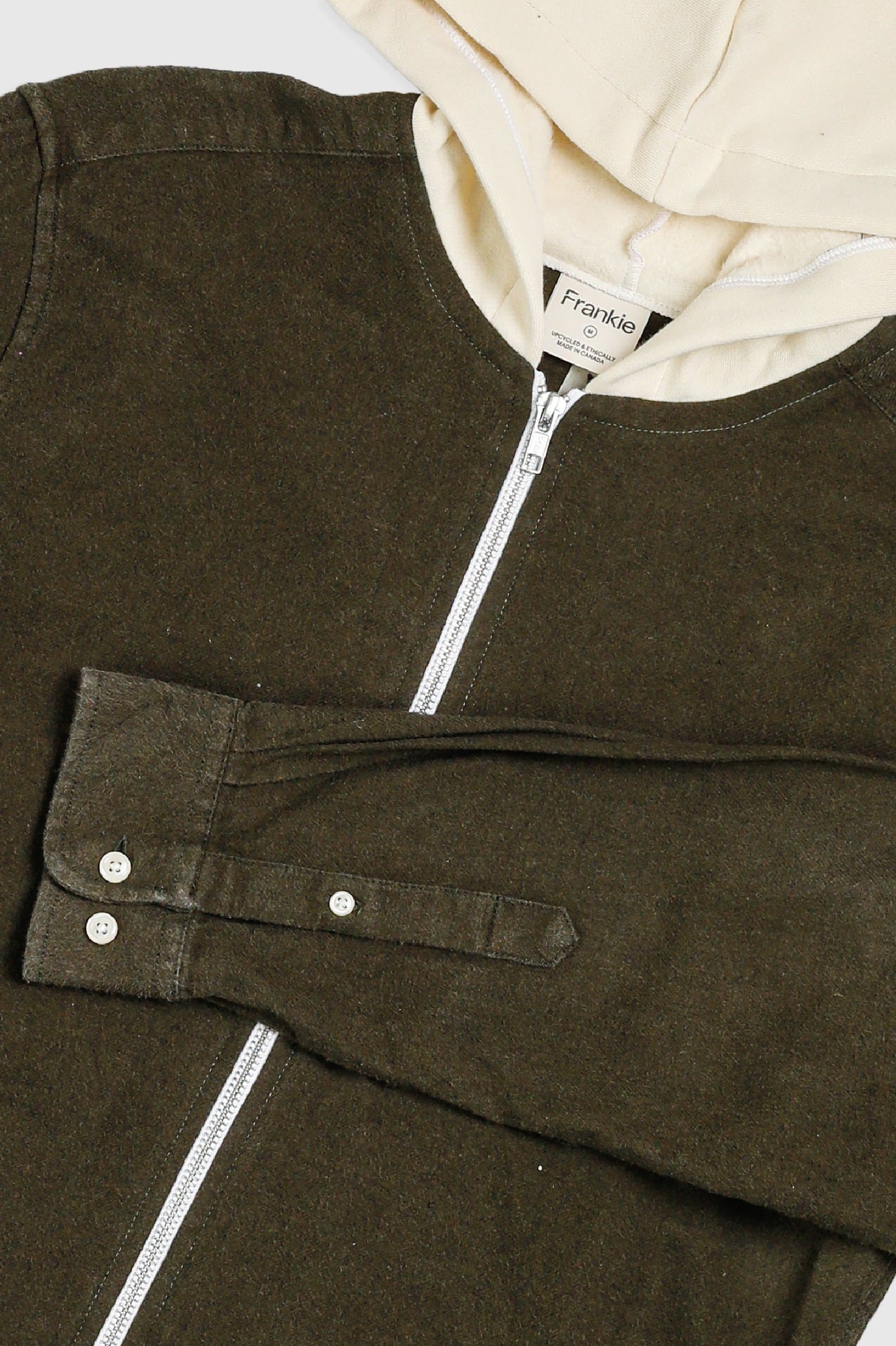 Unisex Rework Hooded Flannel - M