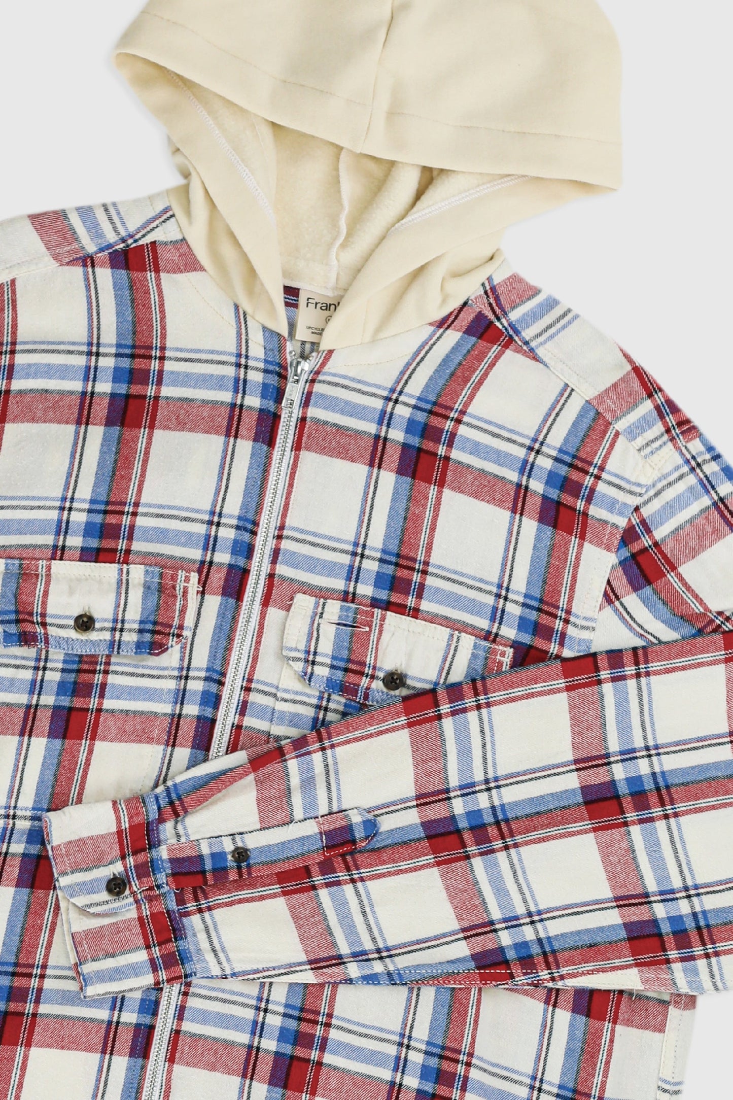 Unisex Rework Hooded Flannel - M