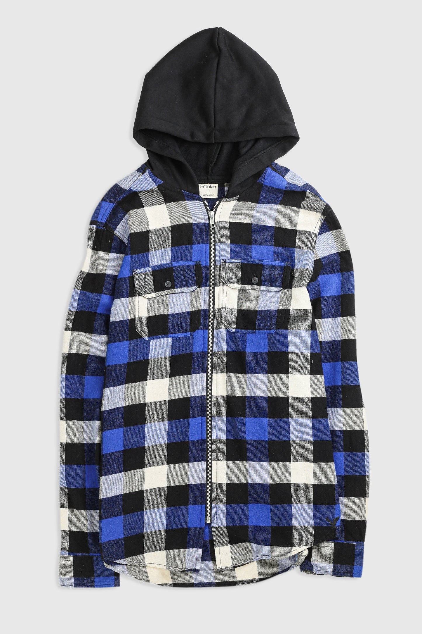 Unisex Rework Hooded Flannel - M
