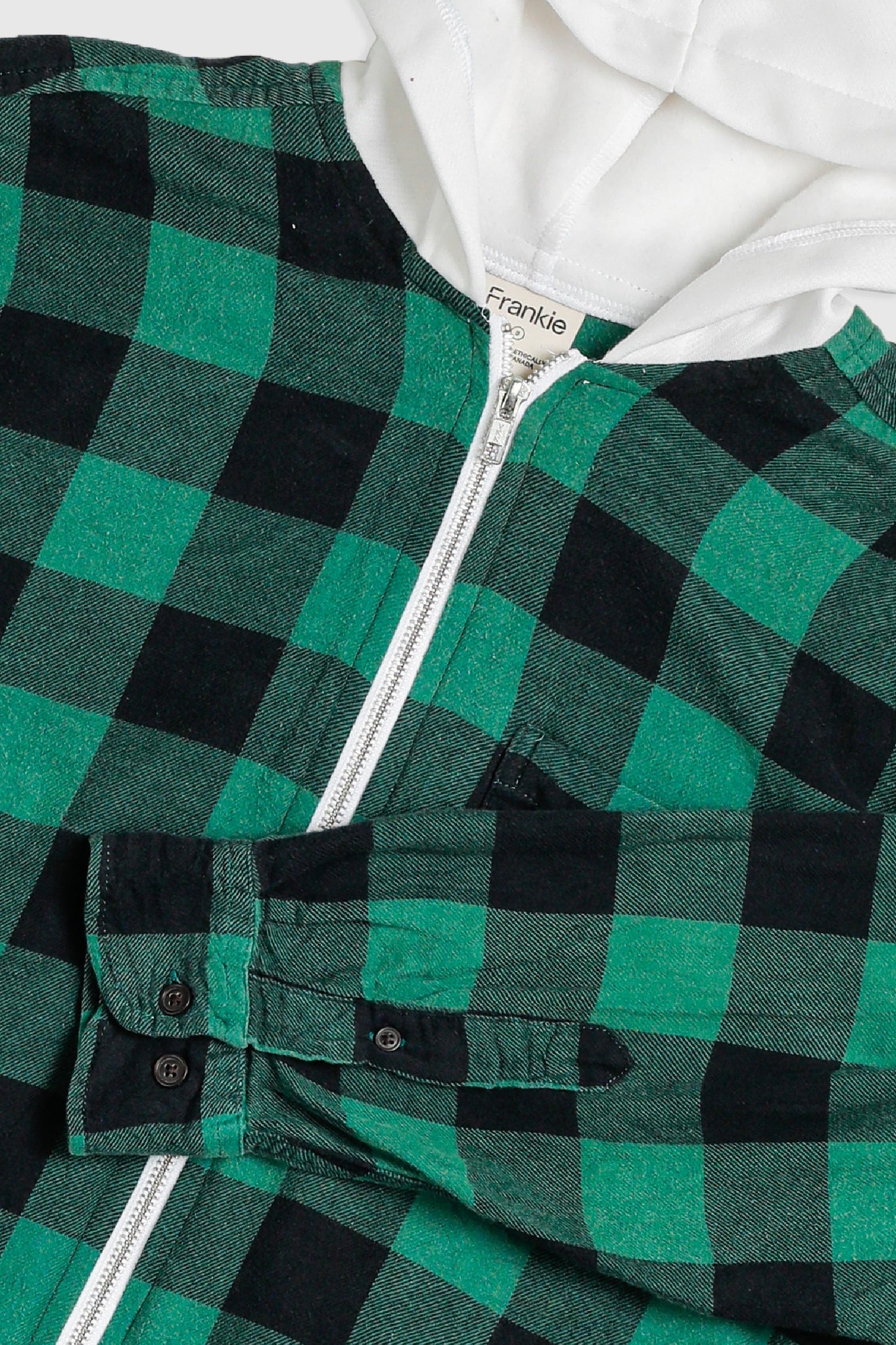 Unisex Rework Hooded Flannel - S