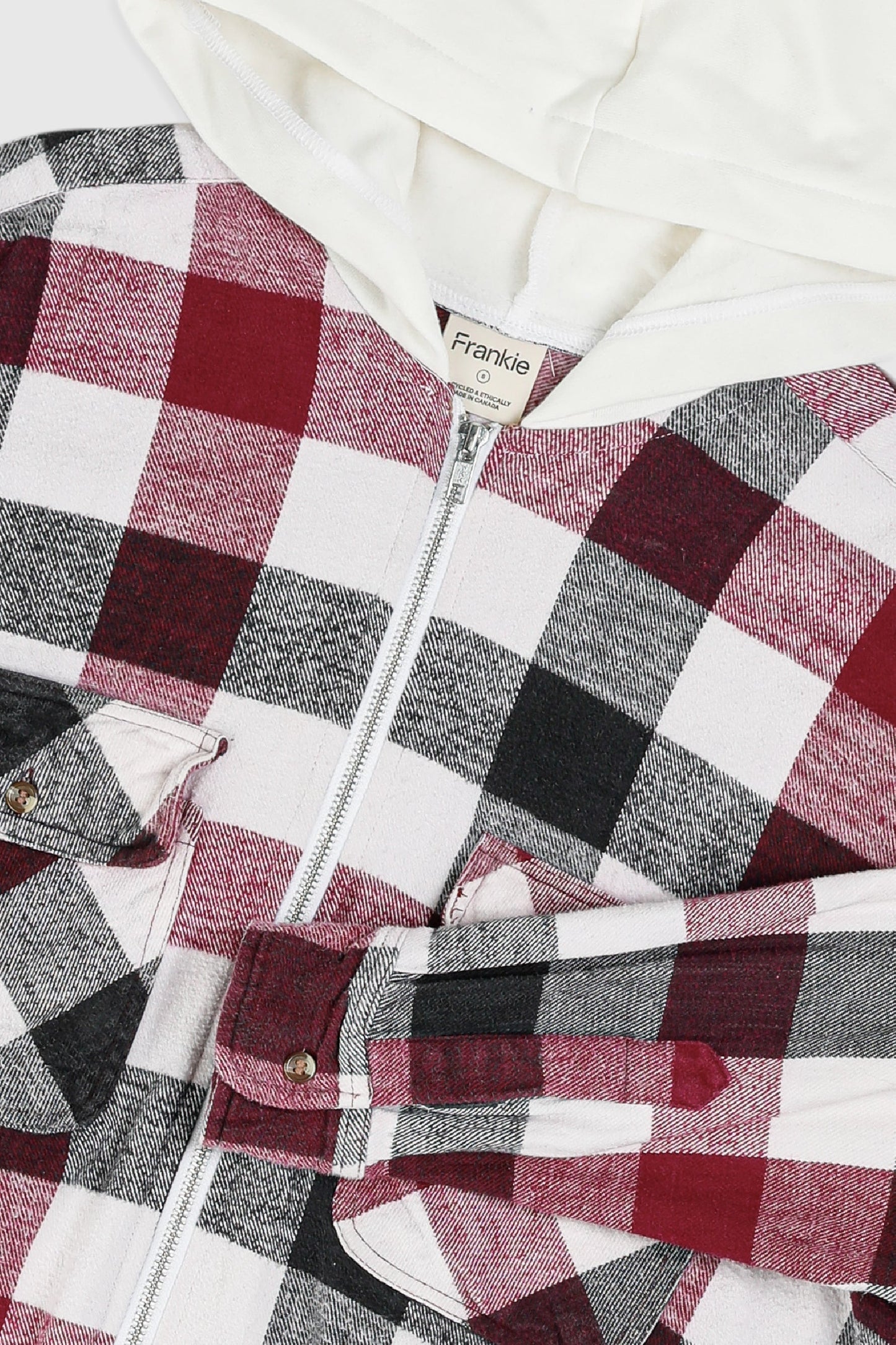 Unisex Rework Hooded Flannel - S