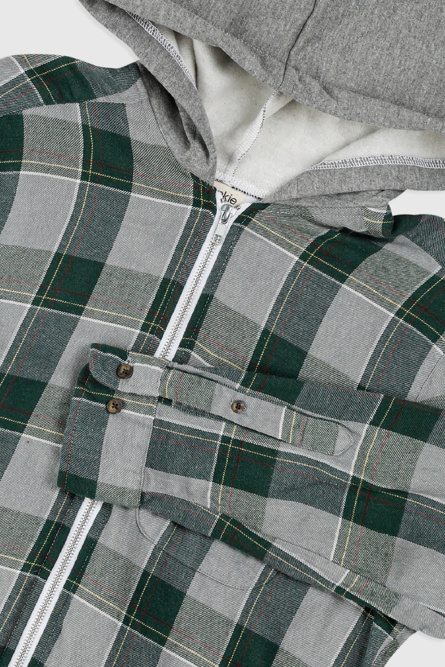 Unisex Rework Hooded Flannel - S