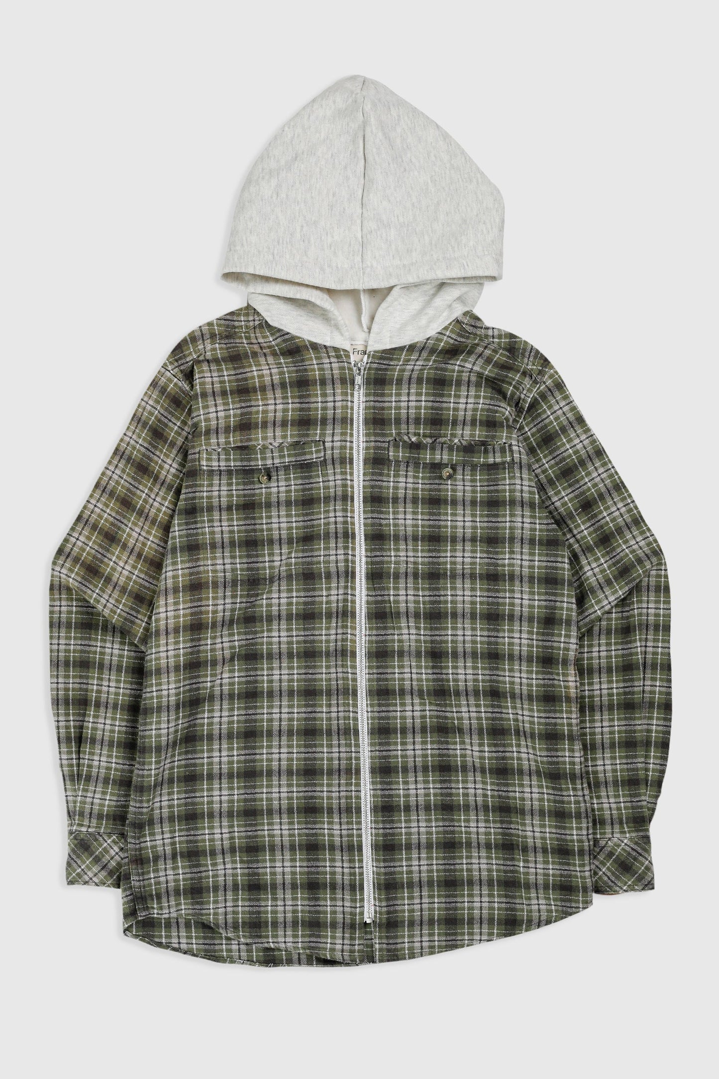 Unisex Rework Hooded Flannel - S