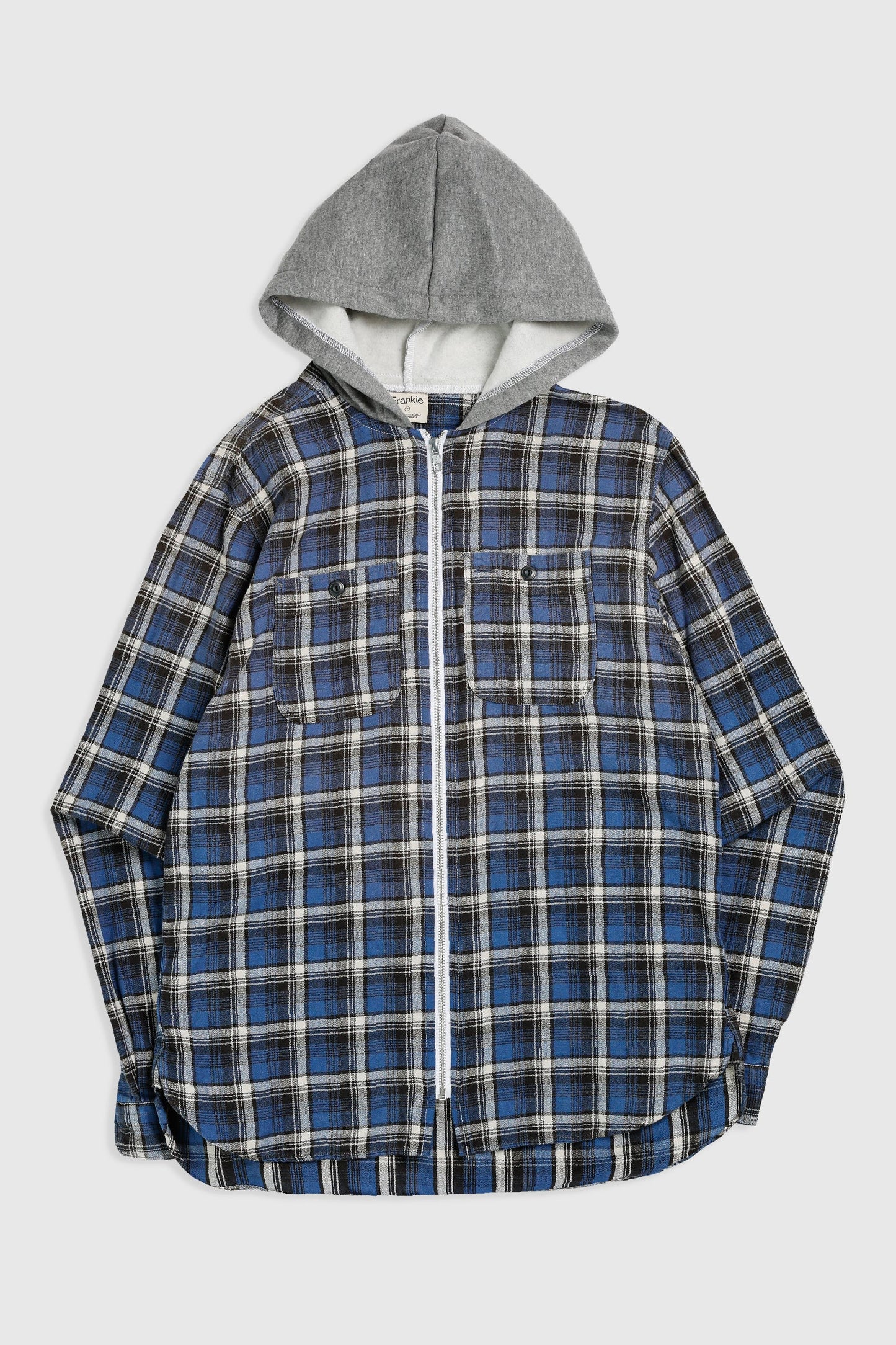 Unisex Rework Hooded Flannel - S