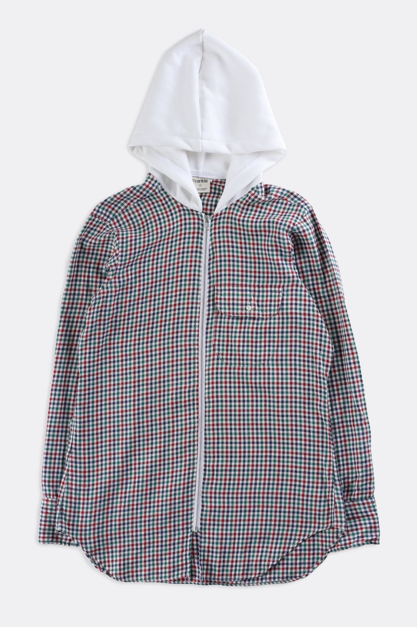 Unisex Rework Hooded Flannel - Women-S, Men-XS