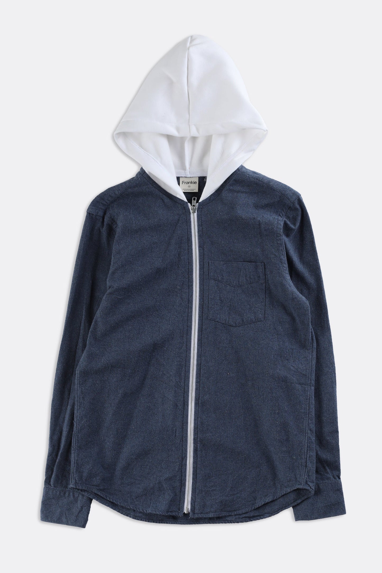 Unisex Rework Hooded Flannel - Women-XS, Men-XXS