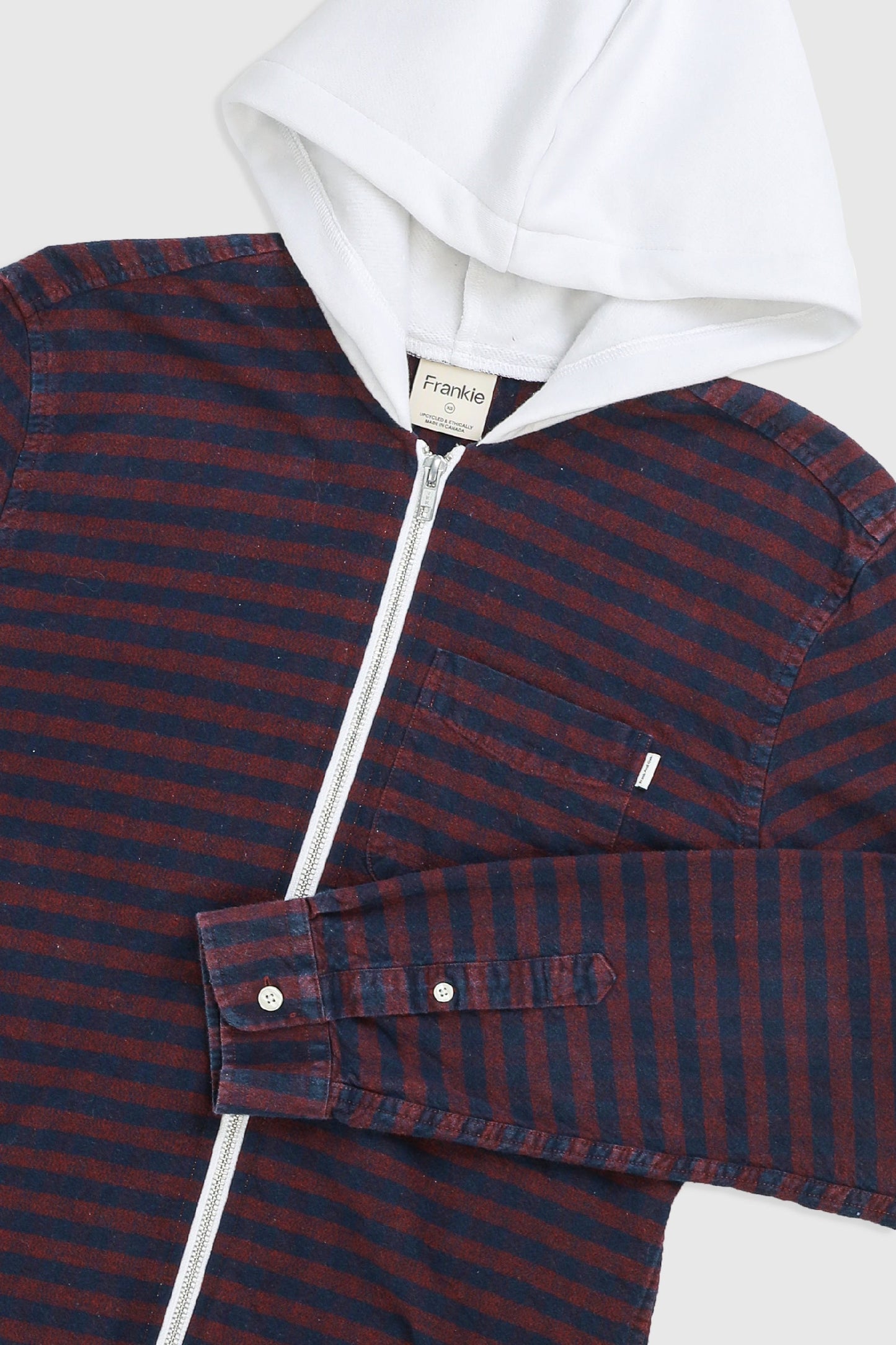 Unisex Rework Hooded Flannel - XS