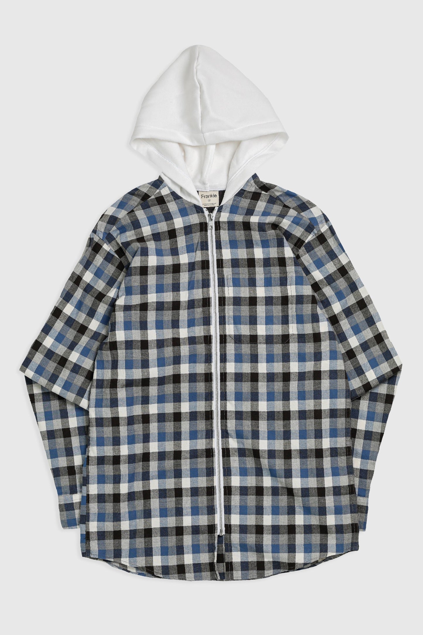Unisex Rework Hooded Flannel - XS