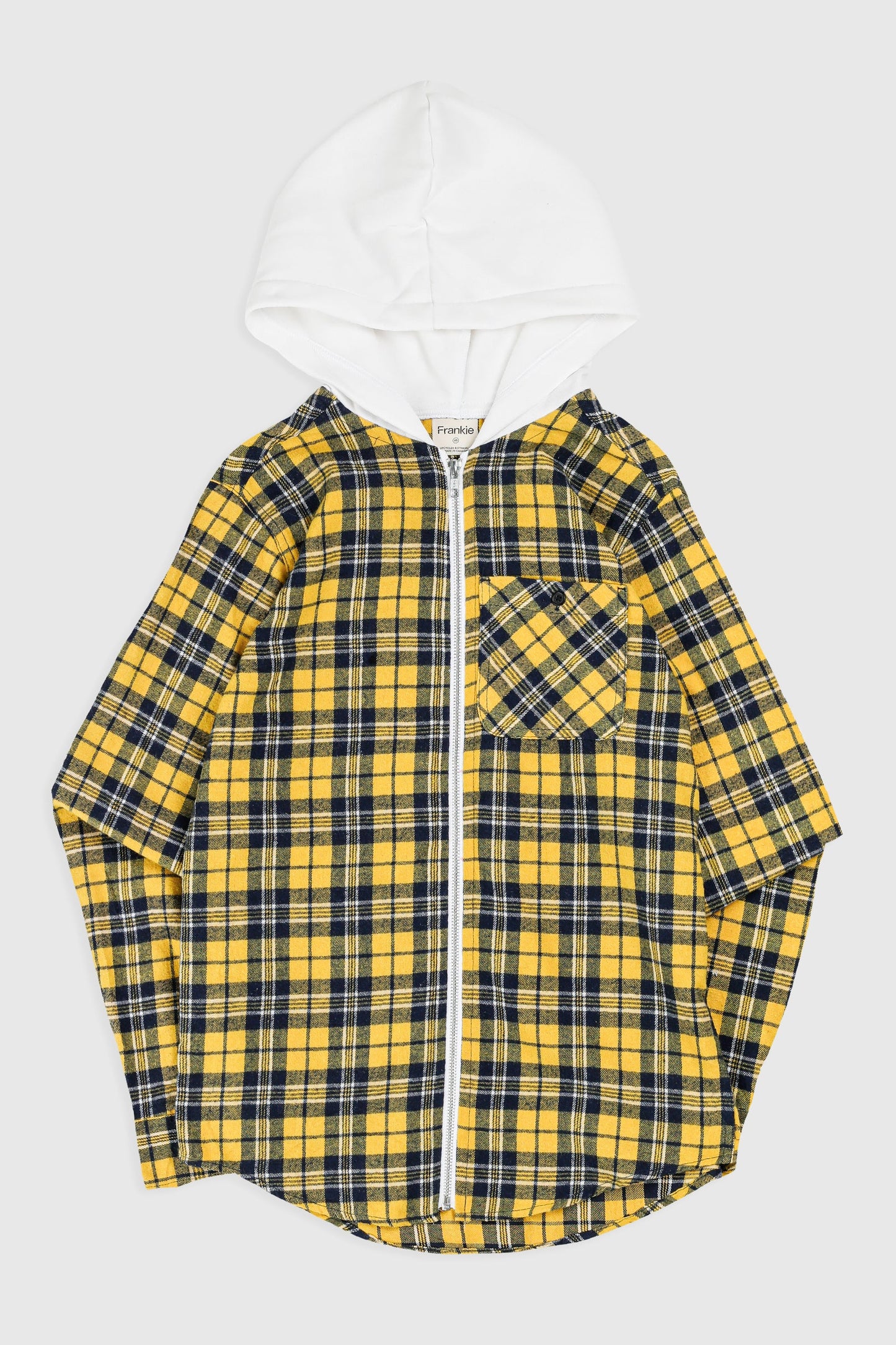 Unisex Rework Hooded Flannel - XS