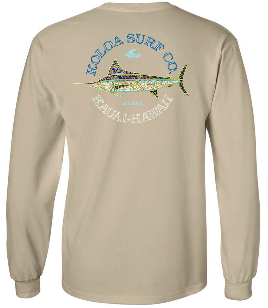 Koloa Mosaic Fish Long Sleeve T-Shirt